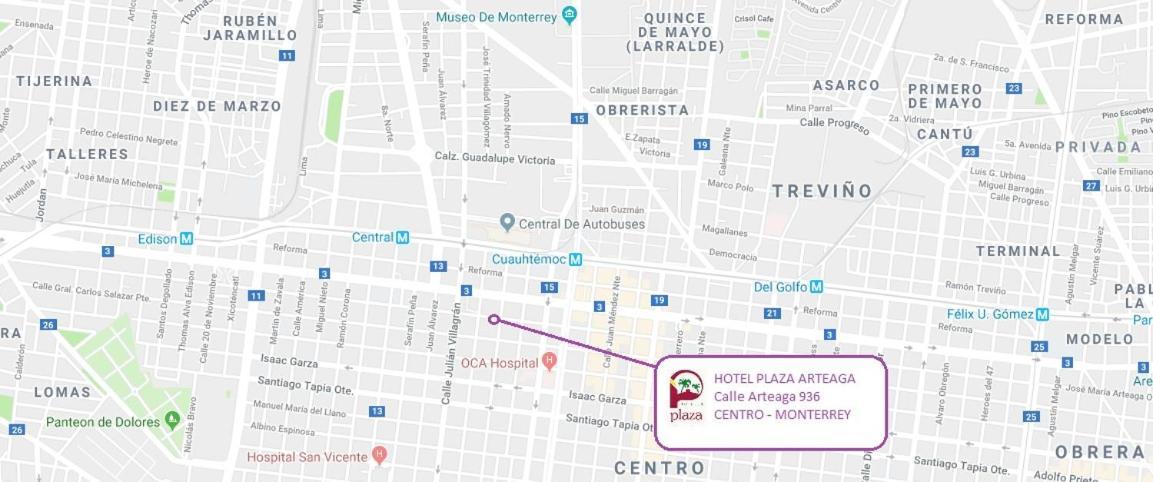 Hotel Plaza Arteaga Monterrey Kültér fotó